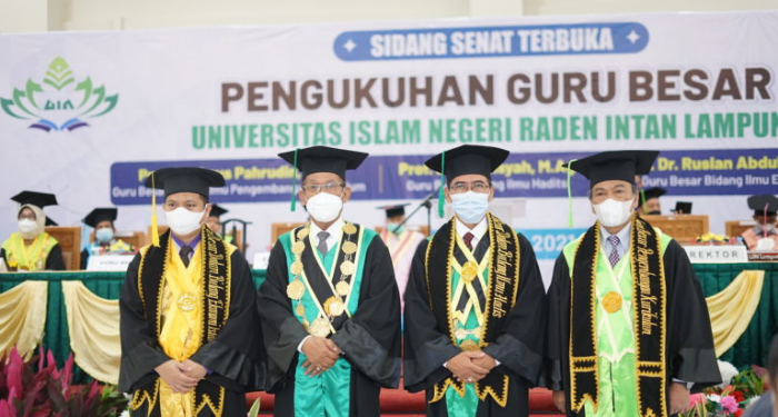 UIN Lampung Kukuhkan 3 Guru Besar