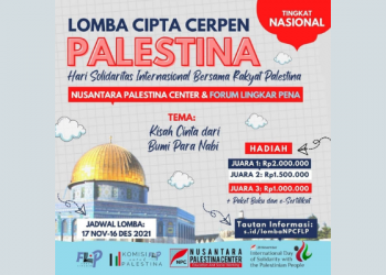 NPC dan FLP Adakan Lomba Cipta Cerpen Palestina