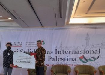 Hari Solidaritas Internasional bersama Masyarakat Palestina, NPC Salurkan Donasi Sebesar 315 Juta