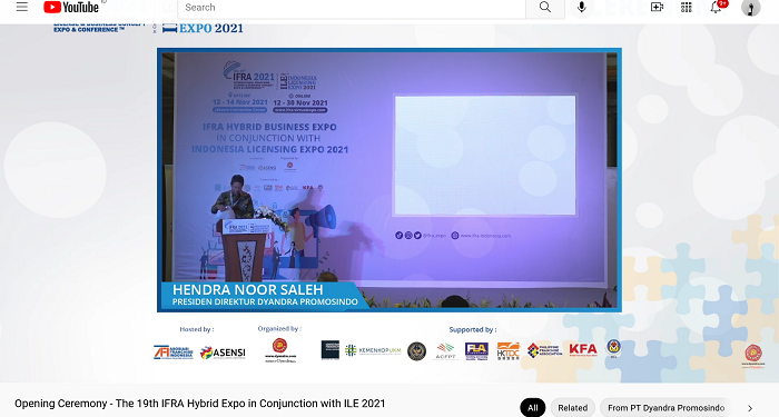 Pameran IFRA Hybrid Business Expo 2021 Resmi Dibuka