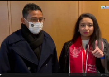 Putri Sulung Sandiaga Uno Lulus Cum Laude di Amerika Serikat