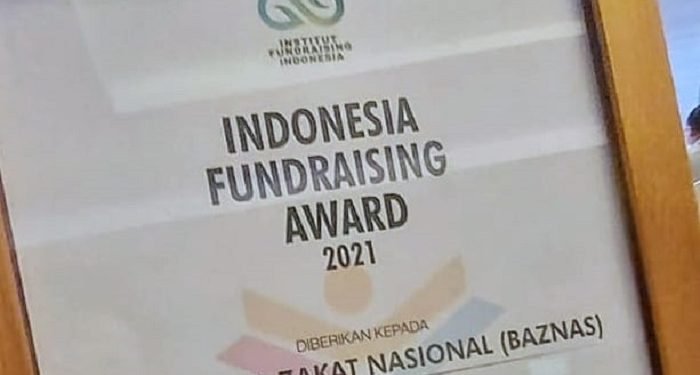 BAZNAS Kembali Raih Indonesia Fundraising Award 2021