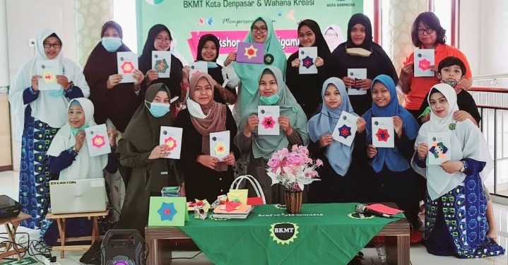 BKMT Denpasar Gelar Workshop Origami Sambut Hari Guru Nasional 2021