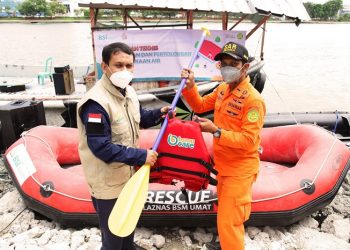 Masuk Musim Hujan, Yayasan BSMU Gelar Pelatihan Pertolongan Permukaan Air