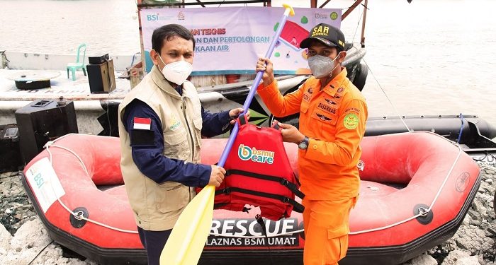 Masuk Musim Hujan, Yayasan BSMU Gelar Pelatihan Pertolongan Permukaan Air