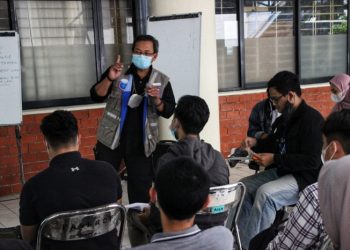 Relawan ARM HA-IPB Belajar Manajemen Bencana