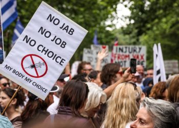 Ribuan Warga Australia Demo Menolak Vaksinasi COVID-19