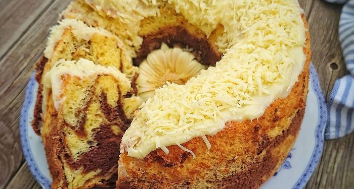 Resep Choco Cheddar Chiffon Cake yang Lembut dan Mengembang