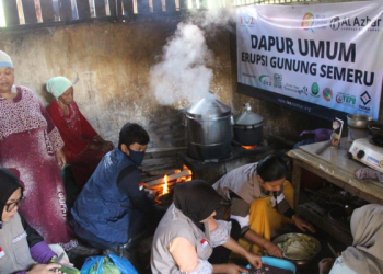 Tim FORMULA Terus Bergerak Bantu Korban Terdampak Erupsi Gunung Semeru