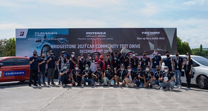 Gandeng Komunitas Mobil Honda Jazz, Bridgestone adakan 2021 Car Community Test Drive