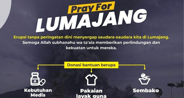 Qudwah Indonesia Buka Donasi untuk Semeru
