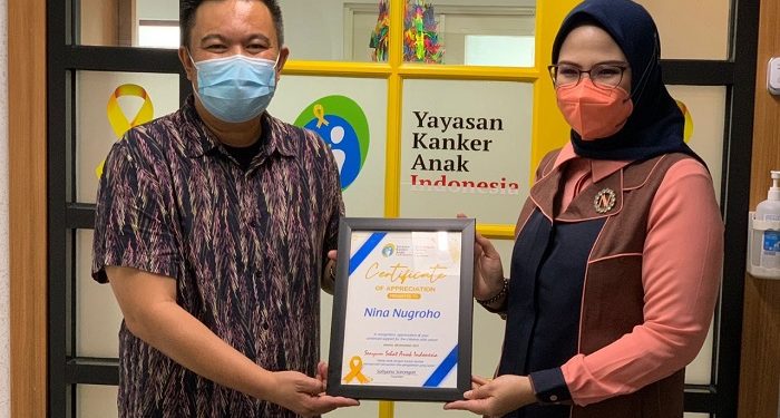 Customer Nina Nugroho Donasikan 20 Juta Untuk Anak-Anak Perempuan Penderita Kanker