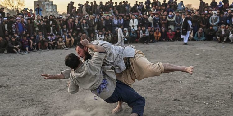 Pahlawani, Gulat Tradisional Afghanistan yang Dimulai Usai Shalat Jumat