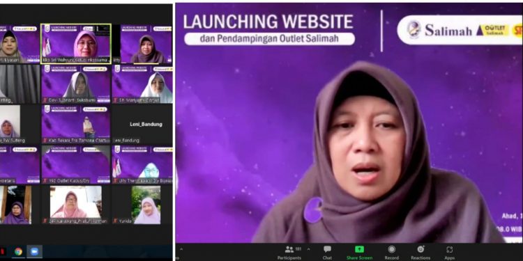 Resmikan Website Outlet Salimah, Koperasi Inkossuma “Go Digitalisasi System”