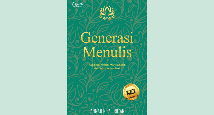 Resensi Buku Generasi Menulis, ternyata Menulis itu Mudah