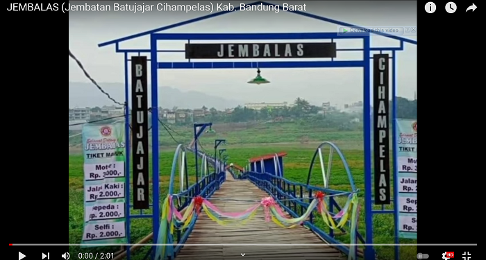 Jembatan Jembalas Swadaya Kini Jadi Bisnis yang Menguntungkan