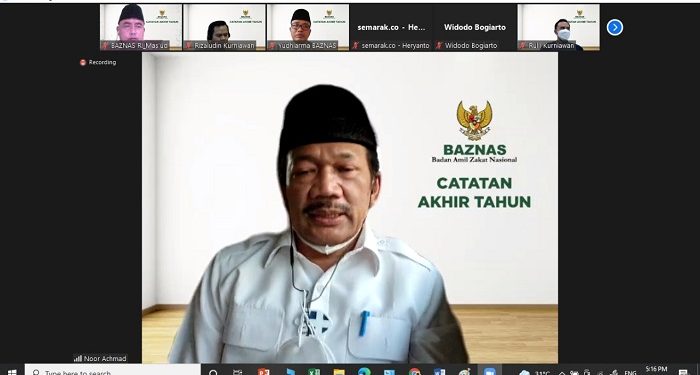 Pengumpulan BAZNAS Pusat 2021 Tumbuh 33 Persen