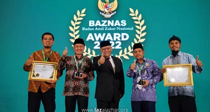 LAZ Al Azhar Raih Dua Penghargaan dalam BAZNAS Award 2022
