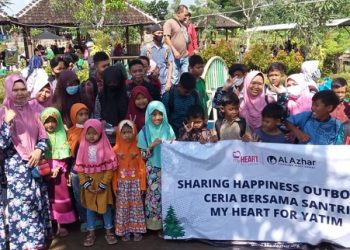 Outbond Ceria Bareng Anak-Anak My Heart for Yatim di Klaten