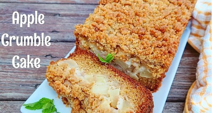 Resep dan Cara Membuat Apple Crumble Cake