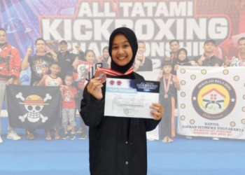 Siswi MTsN 9 Bantul Sabet Medali Emas di Kejuaraan Boxing Tingkat Nasional