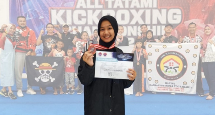 Siswi MTsN 9 Bantul Sabet Medali Emas di Kejuaraan Boxing Tingkat Nasional