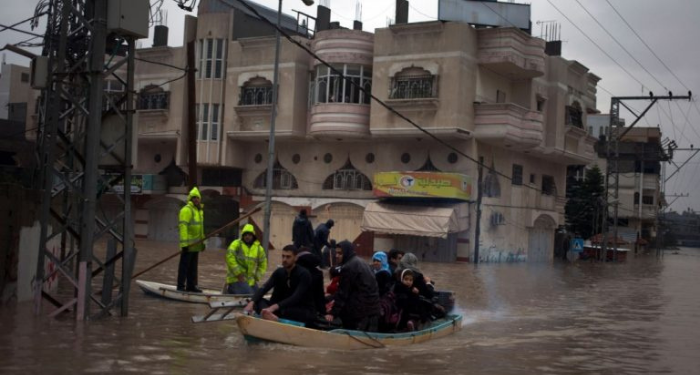 Curah Hujan Tinggi, Banjir Besar Melanda Gaza