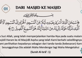 Poin Penting Perjalanan Isra’ Mi’raj dari Surat Al-Isra’ Ayat 1