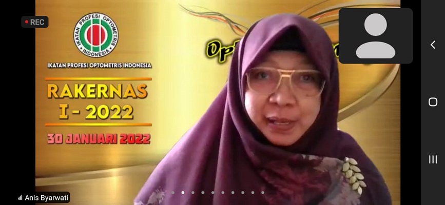 Ikatan Profesi Optometris Indonesia Angkat Anis Byarwati Jadi Anggota Kehormatan