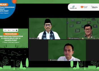 Rumah Zakat Resmikan KSBB Penataan Pemukiman di Kebun Melati Jakarta Pusat