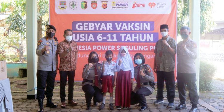 PT Indonesia Power Saguling POMU Laksanakan Gebyar Vaksin Usia 6 - 11 Tahun