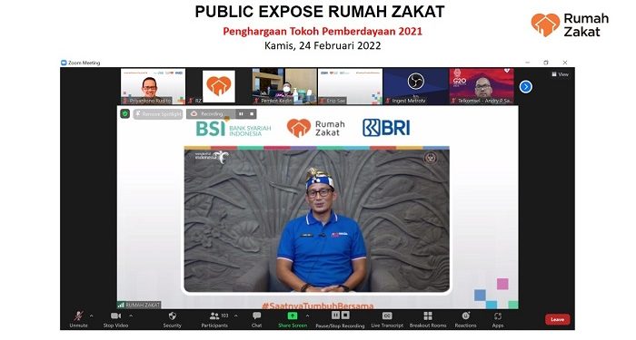 Luncurkan #SaatnyaTumbuhBersama, Rumah Zakat Respon G20 di Bidang Ekonomi Pasca Pandemi dan Perubahan Iklim