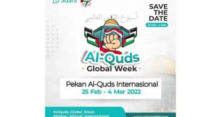 Tebar Cinta untuk Al-Aqsa, Adara Relief International Selenggarakan Al-Quds Global Week