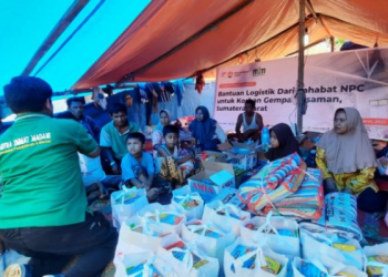 Nusantara Palestina Center Salurkan Bantuan untuk Korban Gempa di Pasaman