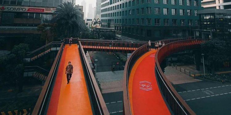 JPOS Phinisi Karet Sudirman, Spot Baru untuk Menikmati Landscape Kota Jakarta