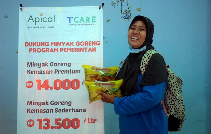 Siapkan 36 ribu Ton, Apical Group dan TCare Gelar Operasi Pasar Minyak Goreng Murah