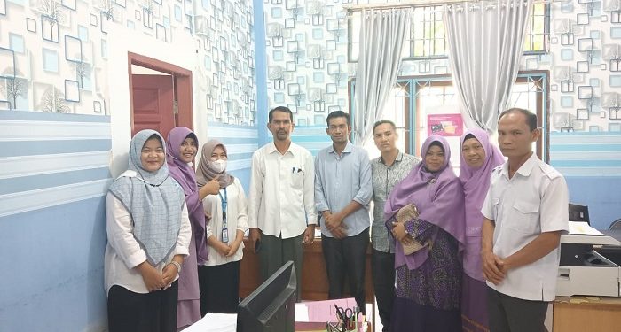 Salimah Gayo Lues Silaturahim ke Dinas Sosial Blang Kejeren