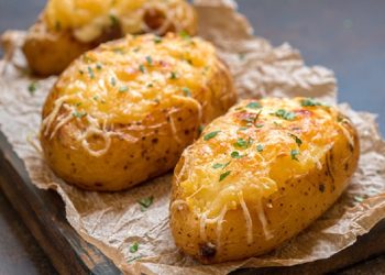 Resep Baked Potato Broccoli & Cheese