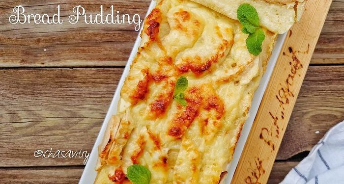 Resep Apple Cheddar Bread Pudding untuk Berbuka Puasa
