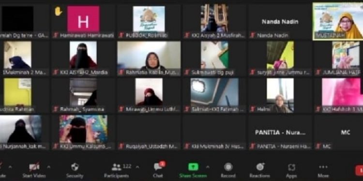 Ketua Tim Penggerak PKK Takalar Membuka Daurah Ramadan Muslimah Wahdah