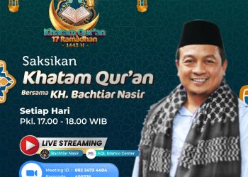 Ustaz Bachtiar Nasir Luncurkan Program Khatam Quran Selama Ramadan