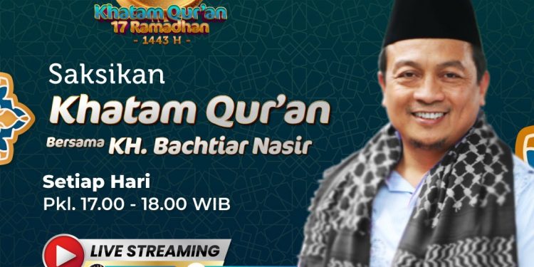 Ustaz Bachtiar Nasir Luncurkan Program Khatam Quran Selama Ramadan