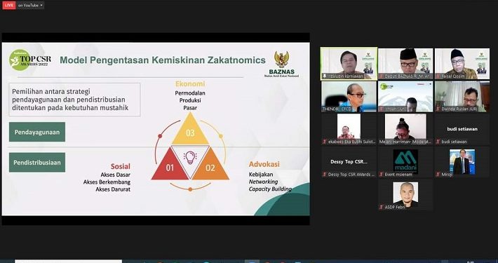 Pimpinan BAZNAS RI Raih TOP Leader on CSR Commitment 2022