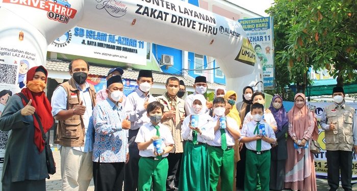 Siap Layani Umat, LAZ Al Azhar Jawa Timur Buka Gerai Zakat Drive Thru