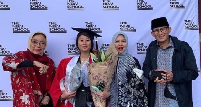 Putri Kedua Sandiaga Uno Lulus, Raih Predikat Cum Laude!