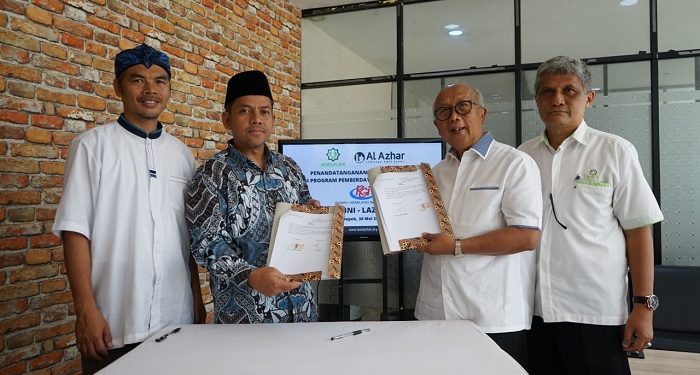 LAZ Al Azhar dan BAMUIS BNI Teken Kerjasama