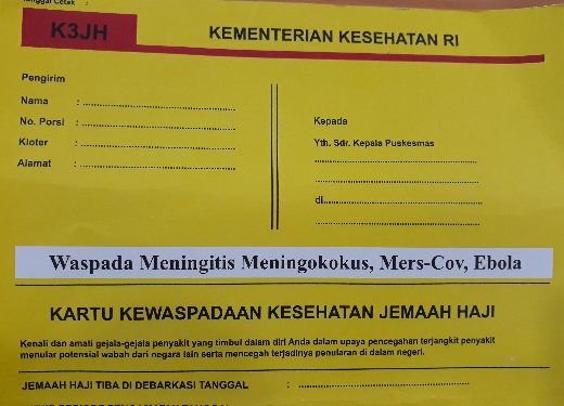 Catatan kesehatan jemaah haji