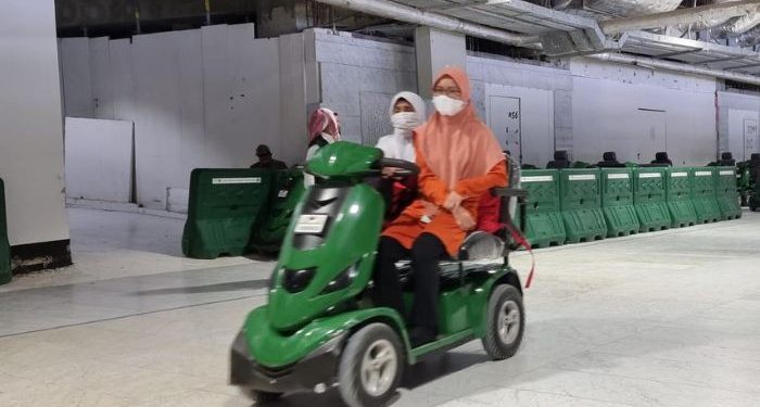 Skuter di masjidil haram