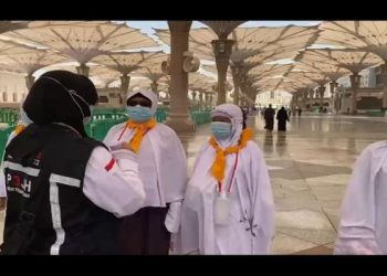 Waktu jemaah masuk raudhah