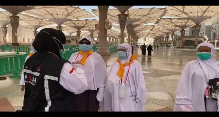 Waktu jemaah masuk raudhah